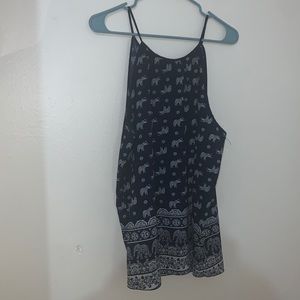 Navy blue XL Wishful Park top